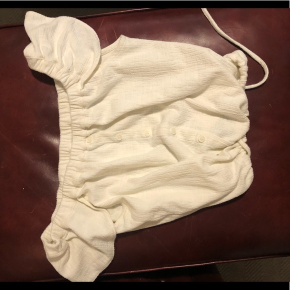 Madewell Texture and Thread off the shoulder top - Picture 5 of 5